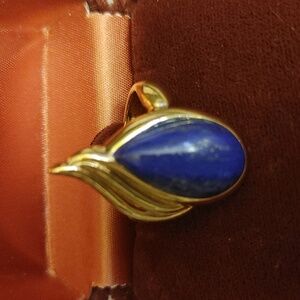 Lapis Lazuli 925 Gold Vermeil BBJ Size 8.25